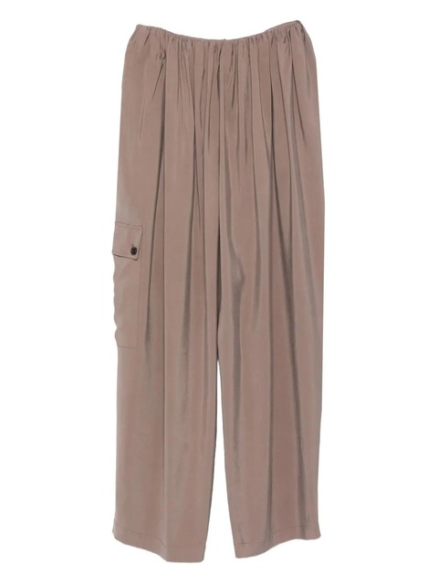 Alysi pleated belted trousers - Brown - zdjęcie produktu nr 2