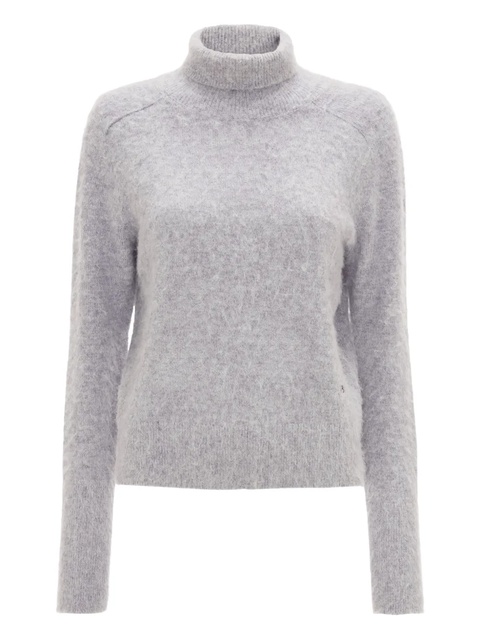 Victoria Beckham Polo neck wool jumper - Grey - zdjęcie produktu nr 1