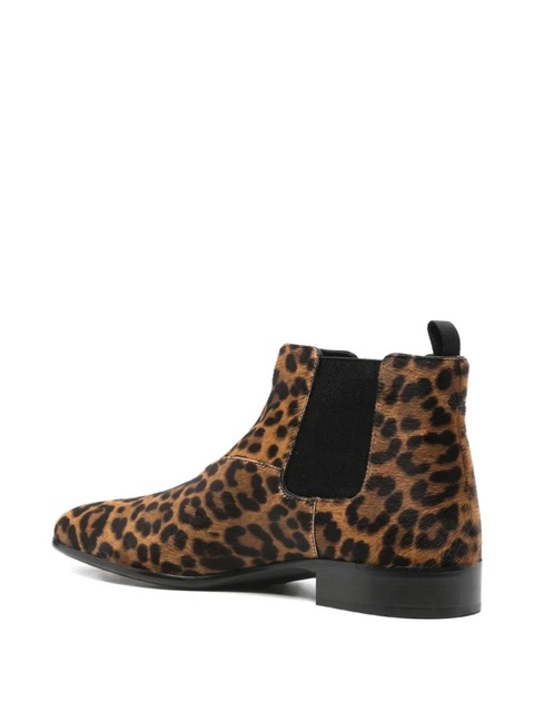 Prada leopard-print Chelsea boots - Brown - zdjęcie produktu nr 2