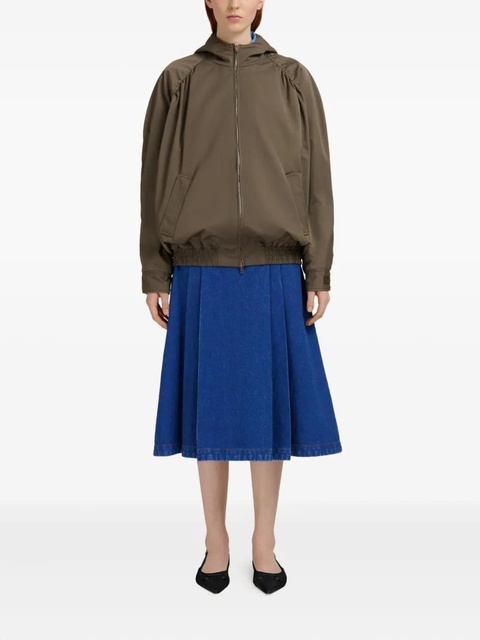 Marni hooded zip-up jacket - Brown - zdjęcie produktu nr 2