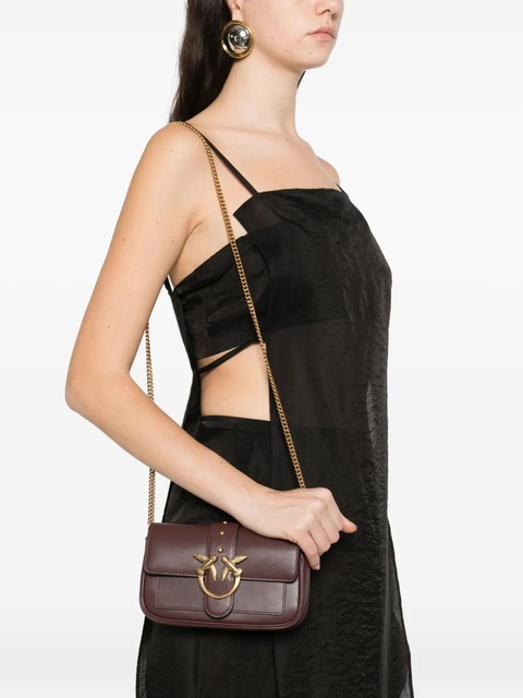 PINKO Love One Simply Pocket mini bag - Brown - zdjęcie produktu nr 2