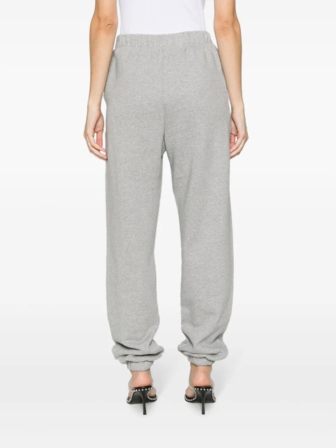 The Attico Penny logo-appliqué cotton track pants - Grey - zdjęcie produktu nr 2
