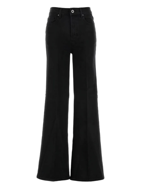 Self-Portrait cotton-blend jeans - Black - zdjęcie produktu nr 1