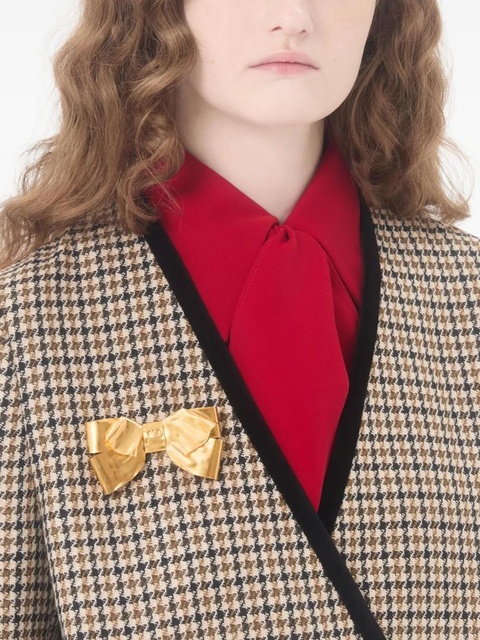 Valentino Garavani Trop Chou bow brooch - Gold - zdjęcie produktu nr 1