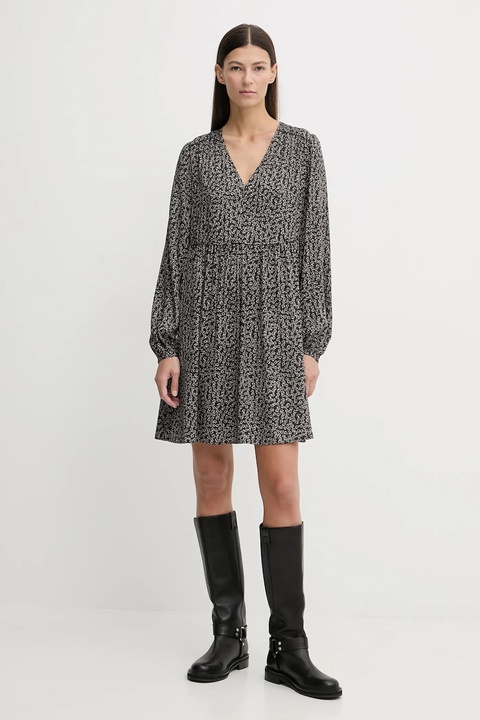 Marc O'Polo sukienka kolor szary mini rozkloszowana 510120821329 - zdjęcie produktu nr 2