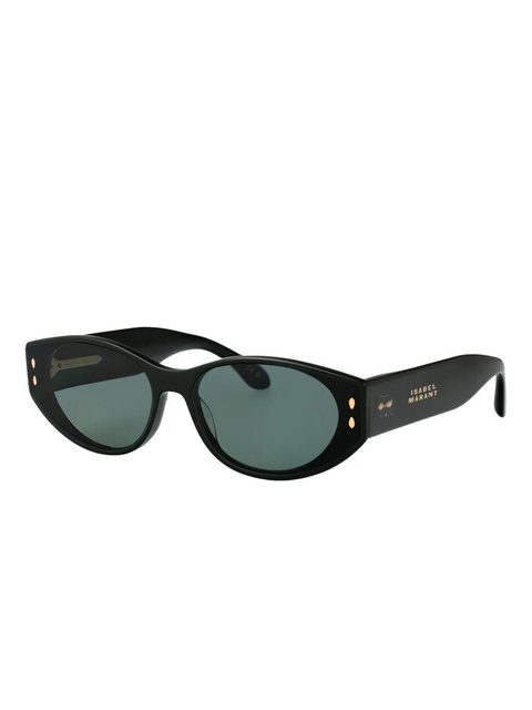 Isabel Marant Eyewear oval-frame sunglasses - Black - zdjęcie produktu nr 2