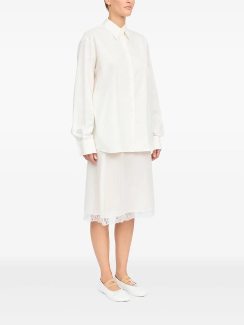 MM6 Maison Margiela midi shirt dress - Neutrals - zdjęcie produktu nr 2