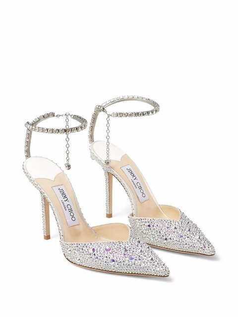 Jimmy Choo Saeda 100mm pumps - White - zdjęcie produktu nr 2
