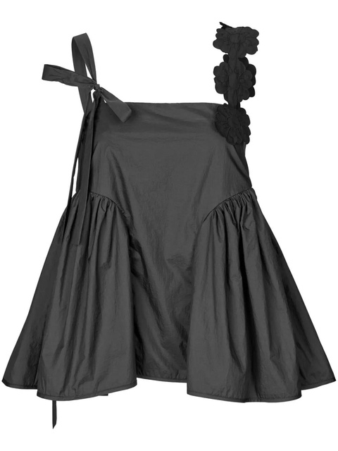 Cecilie Bahnsen Onyx top - Black - zdjęcie produktu nr 2