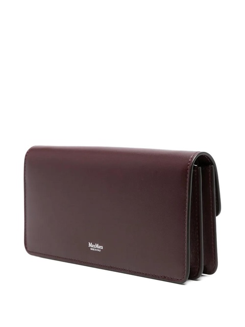 Max Mara Busta leather clutch - Red - zdjęcie produktu nr 2
