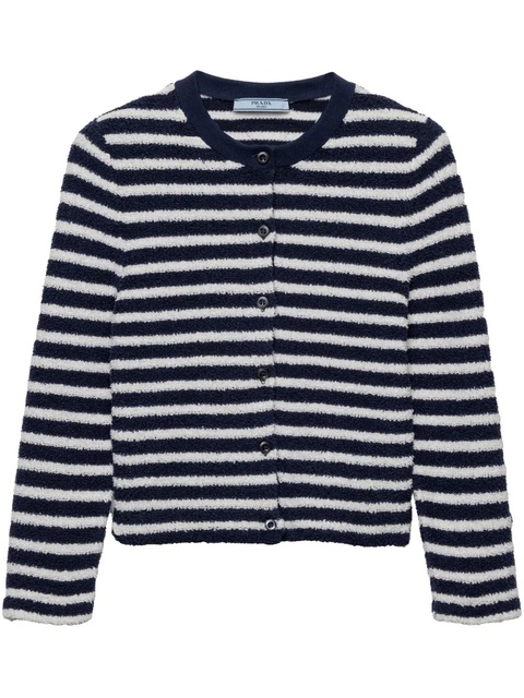 Prada bouclé cardigan - White - zdjęcie produktu nr 1