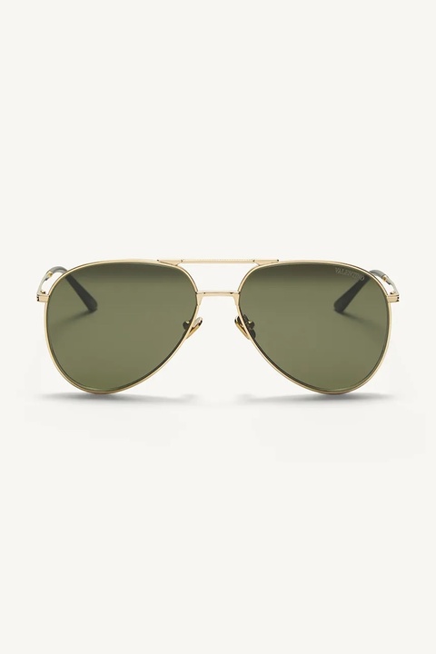 Valentino okulary przeciwsłoneczne VLS-172 kolor złoty VLS.172A - zdjęcie produktu nr 2