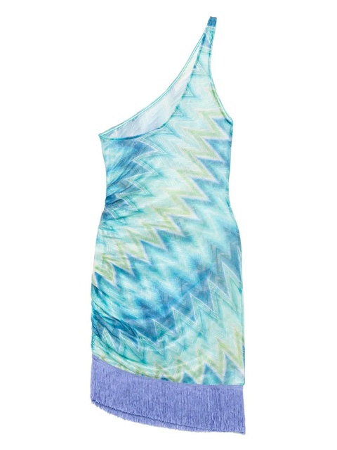 Missoni one-shoulder dress - Blue - zdjęcie produktu nr 2