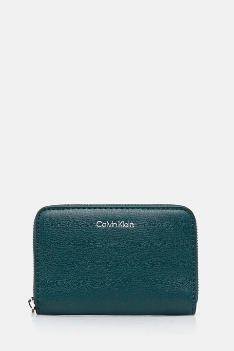 Tommy Hilfiger portfel damski kolor granatowy AW0AW17740 - zdjęcie produktu nr 1
