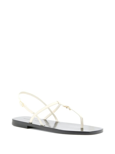 Proenza Schouler cross-strap flat sandals - White - zdjęcie produktu nr 2