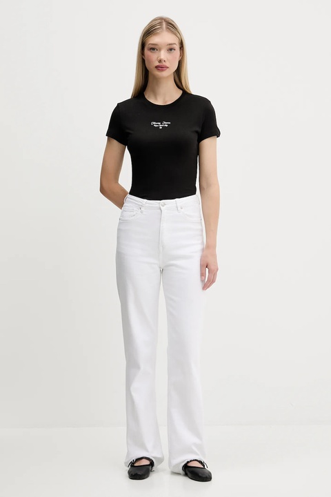 Tommy Jeans t-shirt damski kolor czarny DW0DW21542 - zdjęcie produktu nr 2