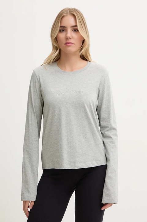 Calvin Klein Underwear longsleeve bawełniany lounge kolor szary 000QS7332E - zdjęcie produktu nr 1