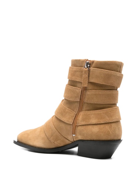 ALOHAS 40mm suede ankle boots - Brown - zdjęcie produktu nr 2