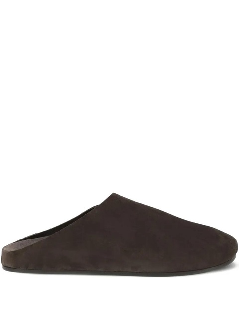 The Row Hudson round-toe mules - Brown - zdjęcie produktu nr 1