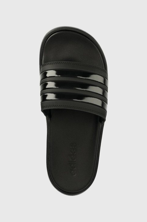 adidas klapk Adilette Platform damskie kolor czarny na platformie HQ6179 - zdjęcie produktu nr 2