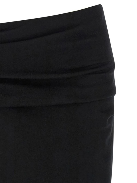 ENTIRE STUDIOS draped rear-split midi skirt - Black - zdjęcie produktu nr 2