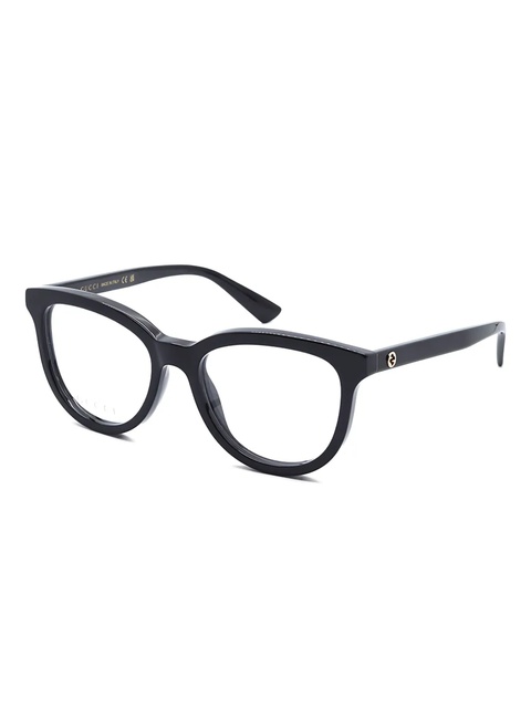Gucci Eyewear Gucci Eyeglasses Square Full Rim, Black Frame and Clear Demo Lenses Lens GG1687O001 - zdjęcie produktu nr 2