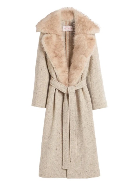 Valentino Garavani virgin-wool coat - Neutrals - zdjęcie produktu nr 1