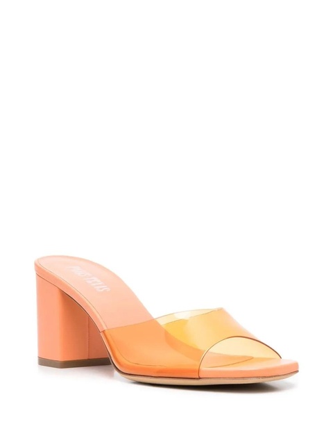 Paris Texas Anja 80mm single-strap sandals - Orange - zdjęcie produktu nr 1