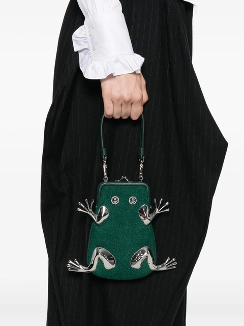 Vivienne Westwood frog-frame tote bag - Green - zdjęcie produktu nr 2