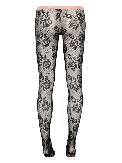 Valentino Garavani lace tights - Black - zdjęcie produktu nr 2