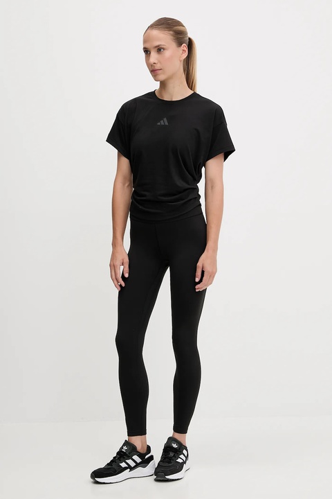 adidas Performance t-shirt treningowy POWER damski kolor czarny JX1190 - zdjęcie produktu nr 2
