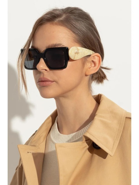 ETRO rectangle-frame sunglasses - Black - zdjęcie produktu nr 2