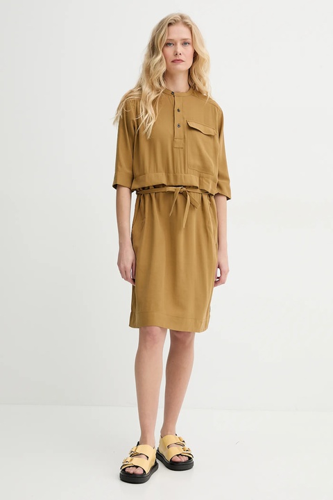 G-Star sukienka kolor żółty mini prosta D26023-D522 - zdjęcie produktu nr 2