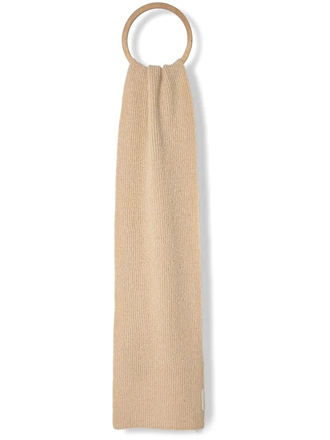 Lanvin ribbed scarf - Neutrals - zdjęcie produktu nr 1
