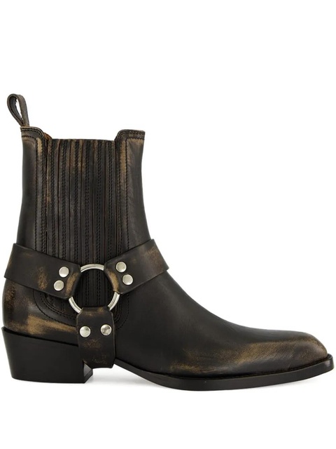 Paris Texas 35mm Helena strap-detail ankle boot - Black - zdjęcie produktu nr 1