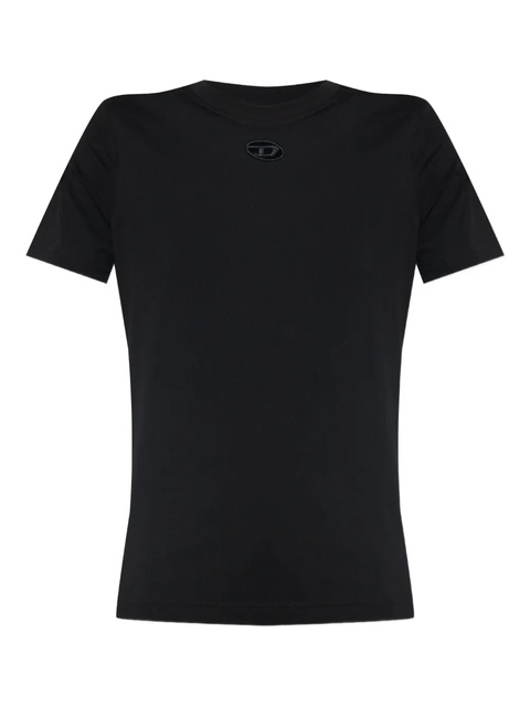 Diesel oval-detail T-shirt - Black - zdjęcie produktu nr 1