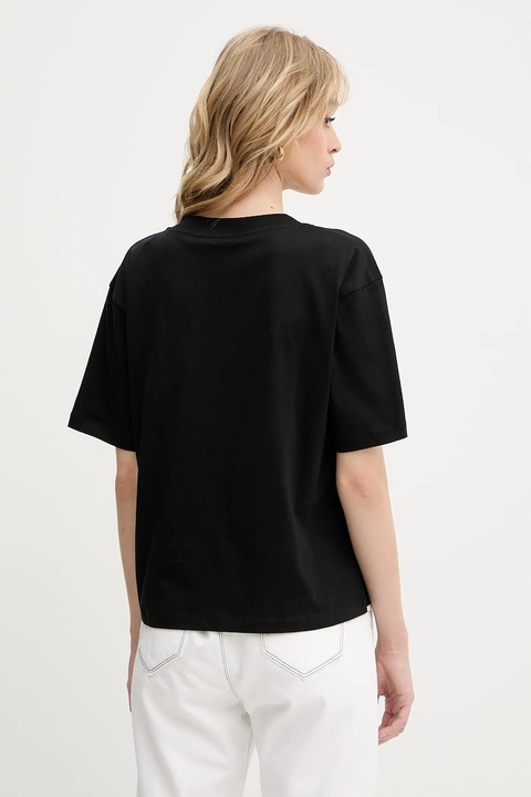 Karl Lagerfeld t-shirt bawełniany damski kolor czarny A2W17104 - zdjęcie produktu nr 2