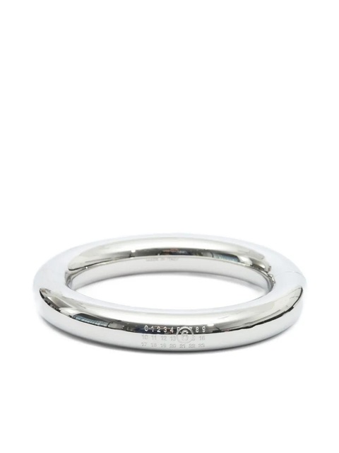 MM6 Maison Margiela polished bangle - Silver - zdjęcie produktu nr 1