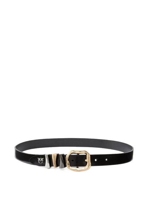 PINKO buckle leather belt - Black - zdjęcie produktu nr 1