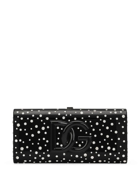 Dolce & Gabbana DG crystal clutch bag - Black - zdjęcie produktu nr 1