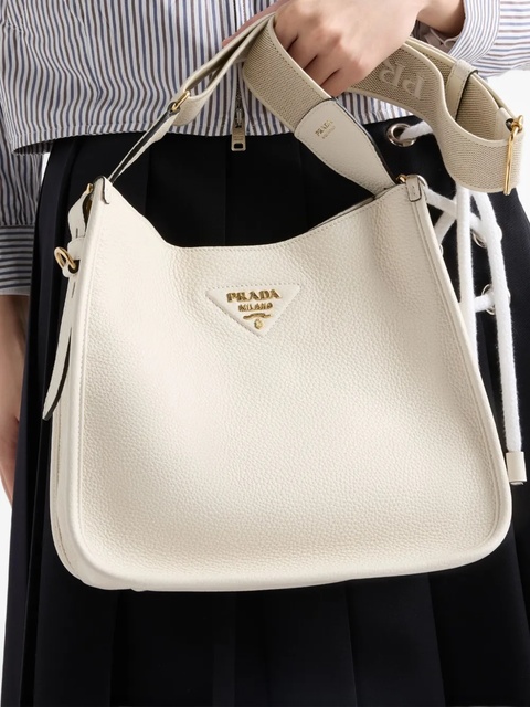 Prada medium leather bag - White - zdjęcie produktu nr 2