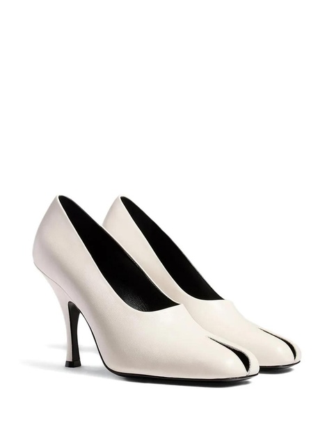 KHAITE Eva Peep Toe pumps - White - zdjęcie produktu nr 2