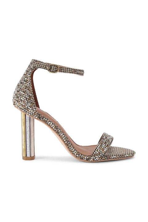 Kurt Geiger London szpilki Perspex Heel Sandal kolor złoty 4726940609 - zdjęcie produktu nr 1