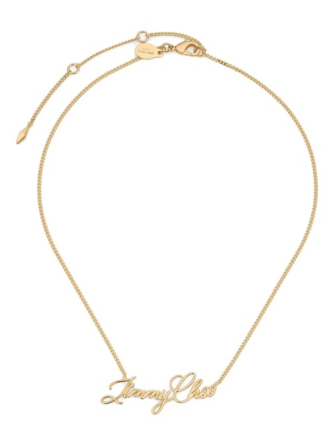 Jimmy Choo Logo Script necklace - Gold - zdjęcie produktu nr 1