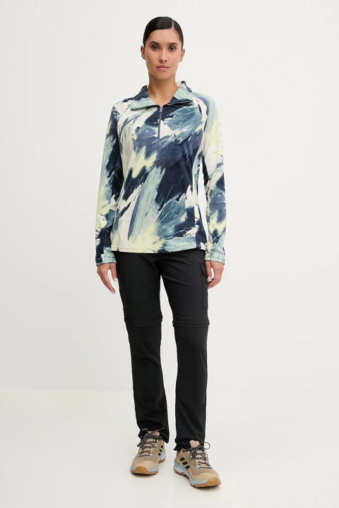 Columbia bluza sportowa Glacial IV kolor turkusowy wzorzysta 1802161 - zdjęcie produktu nr 2
