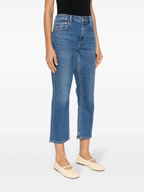 Tory Burch cropped flared jeans - Blue - zdjęcie produktu nr 2