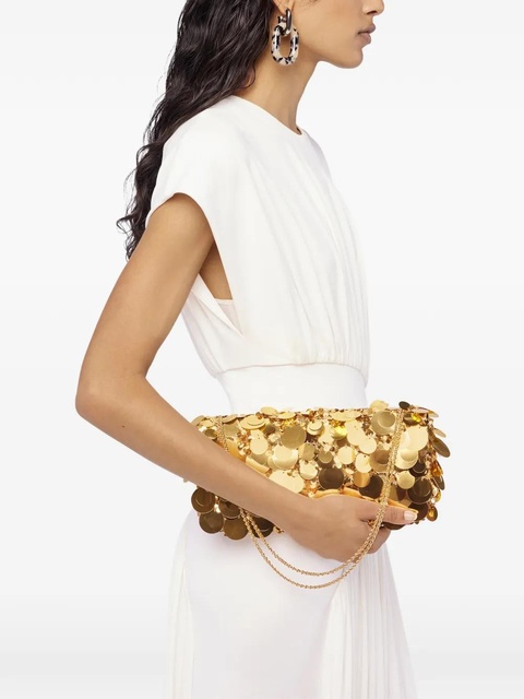 Rabanne sequin-embroidered baguette bag - Gold - zdjęcie produktu nr 1