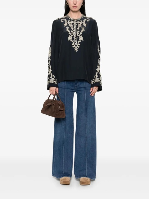 MARANT ÉTOILE Falonne blouse - Black - zdjęcie produktu nr 2
