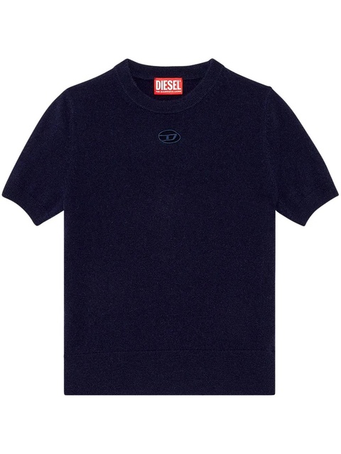 Diesel M- Arga logo-embroidered top - Black - zdjęcie produktu nr 1