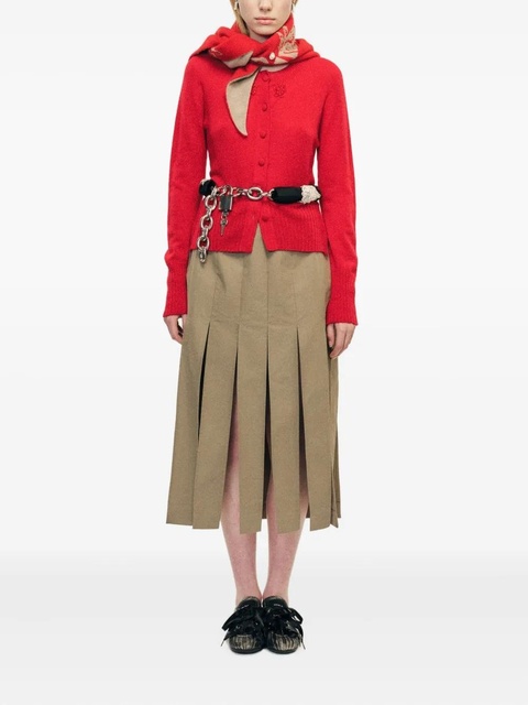Simone Rocha embellished cardigan - Red - zdjęcie produktu nr 2